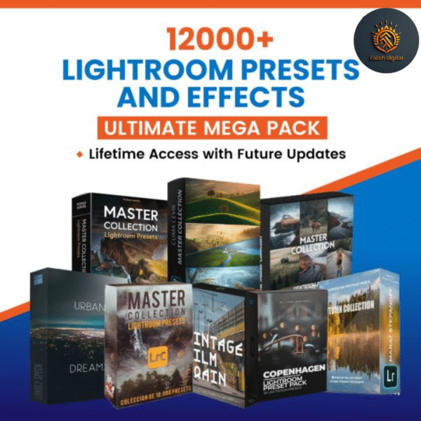 12000+ Lightroom Presets and Effects Ultimate Mega Pack